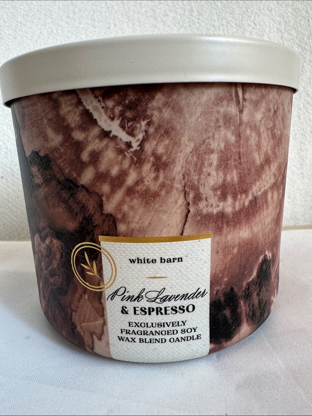 White Barn Pink Lavender & Espresso Candle - nwt bath and body works